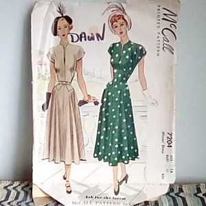 Vintage McCall Dress Pattern Sz. 14